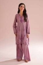 2 Piece - Embroidered Suit - PE26-58 - Image 3