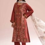 3 Piece - Embroidered Suit - PE26-63