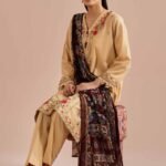 3 Piece - Embroidered Suit - PE26-67