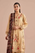 3 Piece - Embroidered Suit - PE26-67 - Image 6