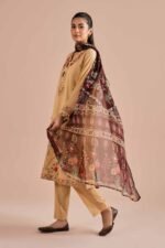 3 Piece - Embroidered Suit - PE26-67 - Image 2