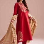 3 Piece - Embroidered Suit - PE26-80