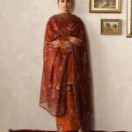 Printed Dupatta PE6SCHMV703D Sapphire PK