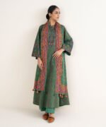 Lawn Printed Green 3 Piece Suit