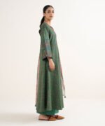 Lawn Printed Green 3 Piece Suit - Image 2
