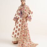 Cotton Printed Multi 3 Piece Suit