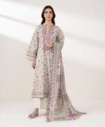 Lawn Embroidered Multi 3 Piece Suit