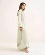 Lawn Embroidered Off White 3 Piece Suit - Image 3