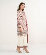 Lawn Embroidered Red 3 Piece Suit - Image 3
