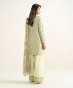 Lawn Embroidered Green 3 Piece Suit - Image 3