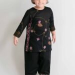 2 Piece - Printed Embroidered Suit - PMD26-03 D