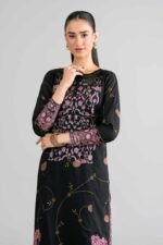 2 Piece - Printed Embroidered Suit - PMD26-03 M - Image 2