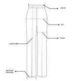 Straight Pants PRS26STV116T - Image 4