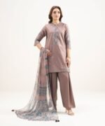 Lawn Embroidered Tea Pink  3 Piece Suit - Image 2