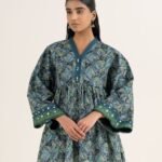 Cotton Printed Blue Shirt