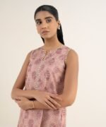 Lawn Printed Pink Shirt - Image 2