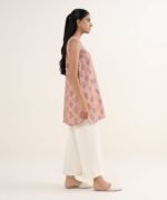 Lawn Printed Pink Shirt - Image 3