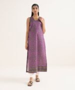 Lawn Printed Purple Shirt