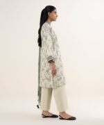 Lawn Printed Off White 2 Piece Suit - Image 2