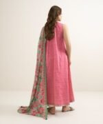 Lawn Printed Pink  2 Piece Suit - Image 4