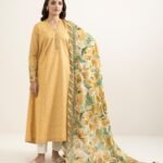Lawn Printed Yellow 2 Piece Suit