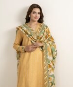 Lawn Printed Yellow 2 Piece Suit - Image 2