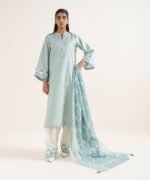 Lawn Printed Blue 2 Piece Suit - Image 2