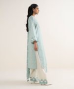 Lawn Printed Blue 2 Piece Suit - Image 3
