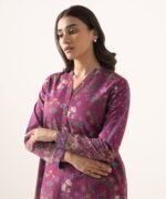 Lawn Printed Purple 2 Piece Suit - Image 2