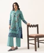 Lawn Printed Aqua 2 Piece Suit