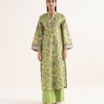 Lawn Printed Green 2 Piece Suit