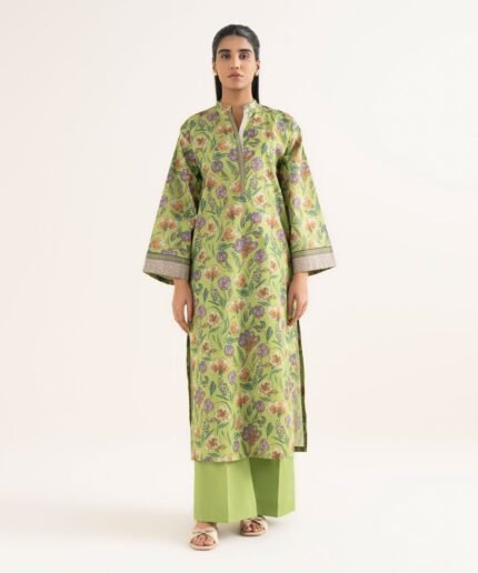 Lawn Printed Green 2 Piece Suit