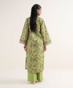 Lawn Printed Green 2 Piece Suit - Image 4