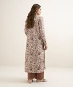 Lawn Printed Brown 2 Piece Suit - Image 4