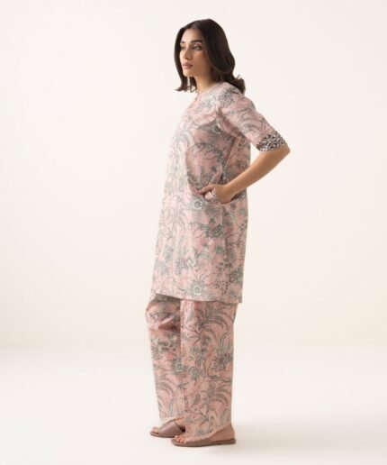 Lawn Printed Pink 2 Piece Suit