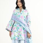 Lawn Multi Embroidered 3 Piece Suit
