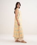 Lawn Orange Printed 3 Piece Suit - Image 3