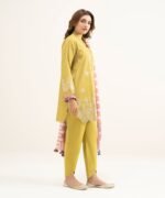 Lawn Yellow Embroidered 3 Piece Suit - Image 3