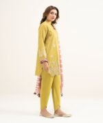 Lawn Yellow Embroidered 3 Piece Suit - Image 3