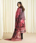 Blended Satin Printed Multi 3 Piece Suit - Image 4