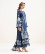 Lawn Embroidered Blue  3 Piece Suit - Image 2