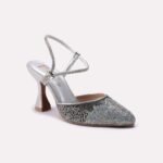 Bridal Court Shoes Silver