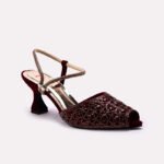 Maroon Bridal Peep Toes