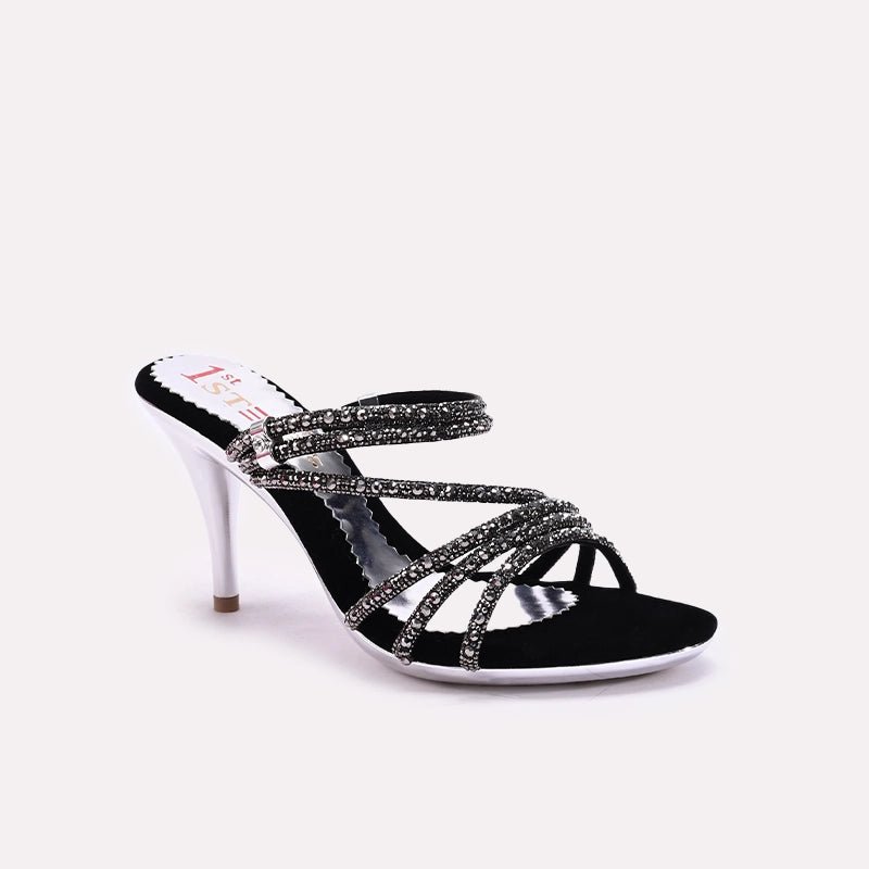4_07f6d9e3-386e-48b1-8d33-a988679d8730 Black Bridal Sandal - Image 1