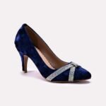 Fancy Court Shoes Blue
