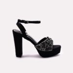 Bridal Sandal Black - Image 2