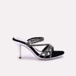 Black Bridal Sandal - Image 2