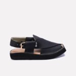 Black Peshawari Chappal - Image 2