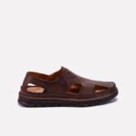 Brown Roman Sandals For Men - Image 2