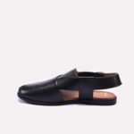 Black Classic Peshawari Sandals - Image 3